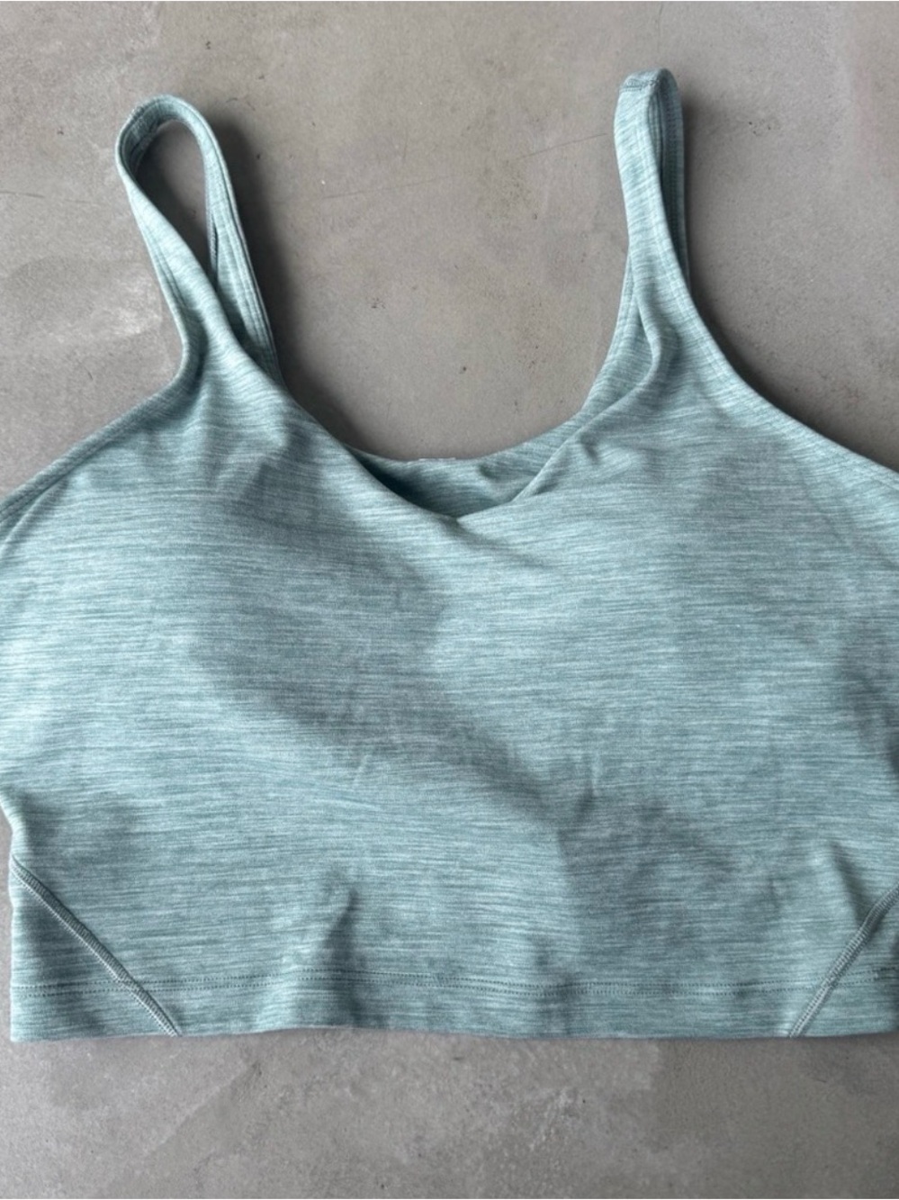 lululemon athletica Align Light Teal Seamless Sports Bra